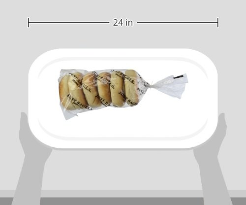 Just Bagels, Large Plain Bagel, 6 ct, 24 oz