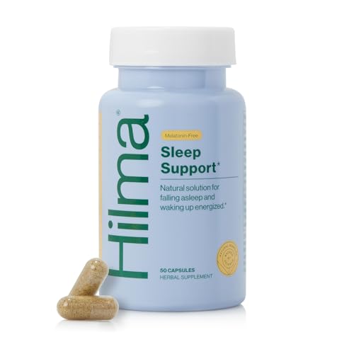 Hilma Sleep Aid Formulated with Magnesium & L-Theanine, Natural Sleep
