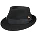Produktbild Mayser Classico Trilby Hut Filzhut Wollhut (57 cm - schwarz)