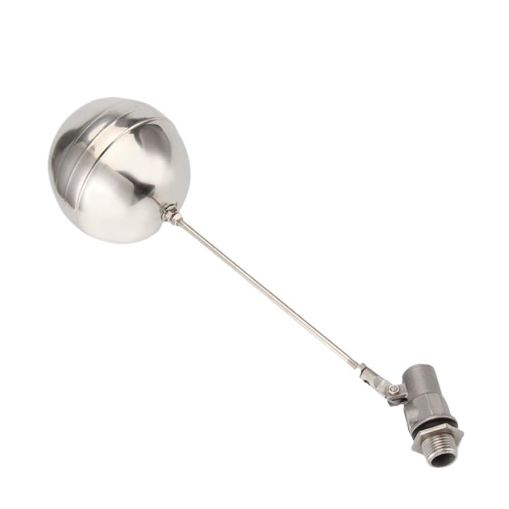 Gonchenjiu One Color Automatic Float Valve 1Pc Dn25 Metal Float Valve, Dn15 Dn20 304 Stainless Steel Adjustable Stem For Watering System(25)