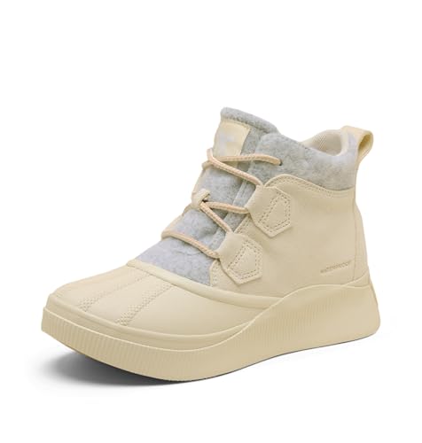 Sorel out N About IV Classic WP, Botas de Moda Mujer, Honey White, Dove, 41 EU