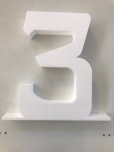 Lettres et chiffres en polystyrène (h 50 cm) (3)