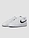 Nike Big Kid's Court Borough Low Recraft Shoes, White/Black, 4.5Y