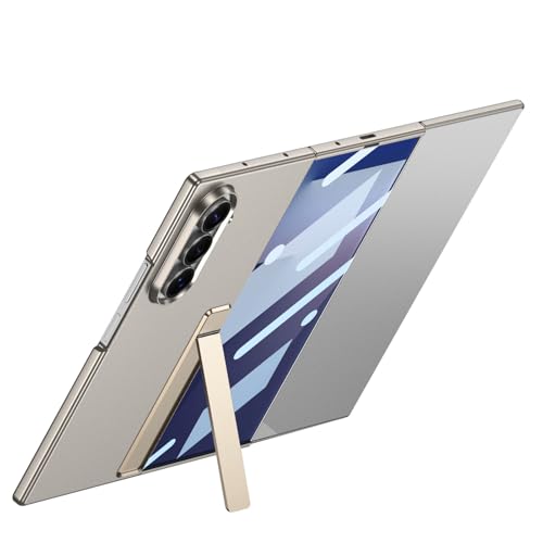 SZLUTLA For -Samsung Galaxy Z �p�X�����P�[�X �O�܂�A�����X�N���[���v���e�N�^�[ �~�j�}���X�g�d�b�P�[�X �ڂɌ����Ȃ��L�b�N�X�^���h �}�b�g PC �J�o�[,�O���[,Z TriFold