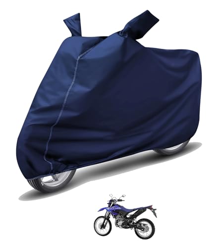 Image of Auto Hub Waterproof Bike Cover Compatible with Yamaha WR 155R Dustproof, UV Protection Two Wheeler Bike WR 155R Cover - Blue