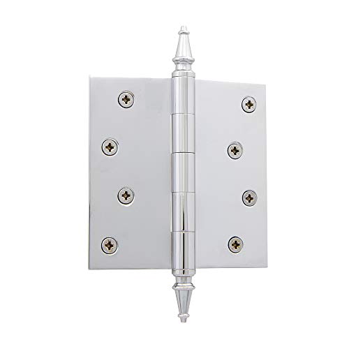 Image of Nostalgic Warehouse Steeple Tip Residential Door Hinge with Square Corners