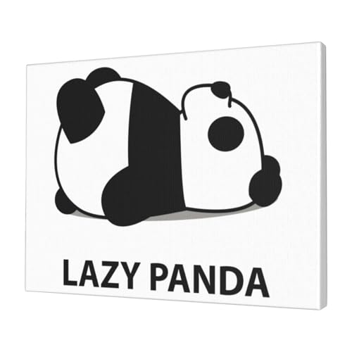 アートパネル かわいい パンダ アートフレーム モダン ポスター フレーム装飾画 キャンバス絵画 アートボード 玄関 木製 部屋飾り 壁の絵 壁掛け ソファの背景絵画 木枠セット 30x40cm UJK185IJ