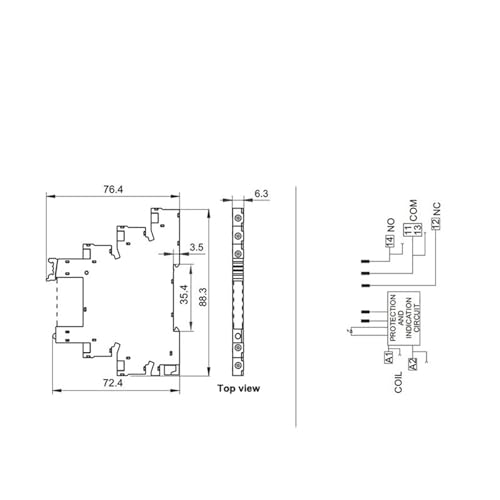 Relais 41F-5-ZS 5V pack de 10 pour réparer les pannes de commande - 6