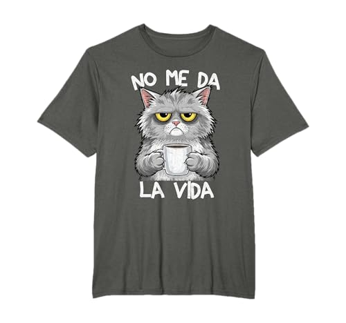 Não me dá a vida gato homem engraçado roupa graciosa t-shirt