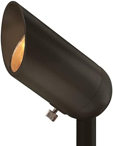Hinkley Landscape Lighting Bronze Cast Spot Light – Spotlight Important Landscape Features and Increase Home Security, 50 Watt Maximum Spot Light, Bronze Finish, 1536BZ MR16