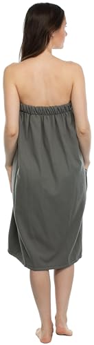 Toalla de sauna para mujer Sansibar premium de 100% algodón con elegante logotipo bordado 4