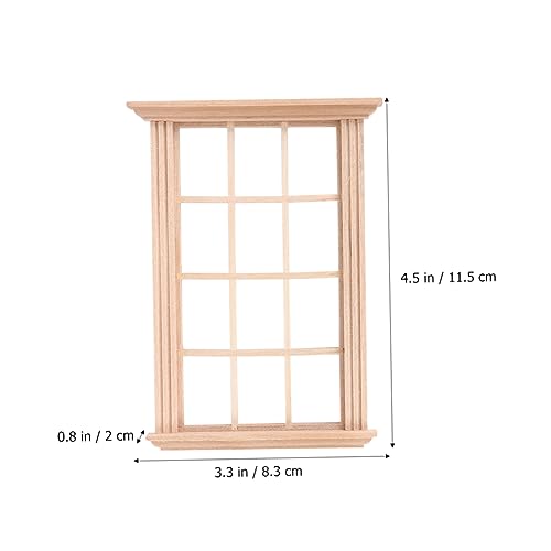 Toyvian Casas De Boneca De Madeira Miniaturas De Casa De Boneca De Madeira Mini Casa De Boneca Enfei