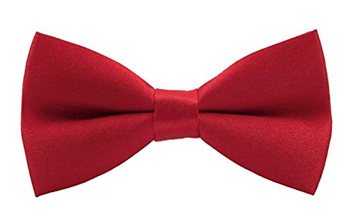CLOTHERA Kids Fedora Round Hat with Red and Black Bow tie (Red, Small) - Image 2 thumbnail