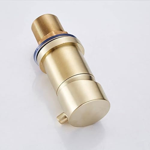 Ensemble de douche thermostatique doré anti-brûlure avec mitigeur de bain - 6