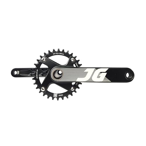 JGbike Crank Arm Set Mountain Bike Crankset Arm Set 170mm 104 BCD with 68 73 Bottom Bracket Kit and Chainring Bolts for MTB BMX Road Bicyle,Compatible with Shimano,SRAM,FSA, Gaint