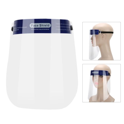 Restokki Clear Face Shield, Face Shield for Work, Safety Protective Transparent Anti-Fog Protective Full Face Cover(1 pcs)