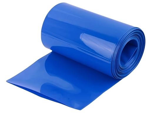 Solnique PVC Heat Shrink Wrap Tube for 18650, 21700, 26650 Lithium Batteries &ndash; 3m (9.9ft) Length...
