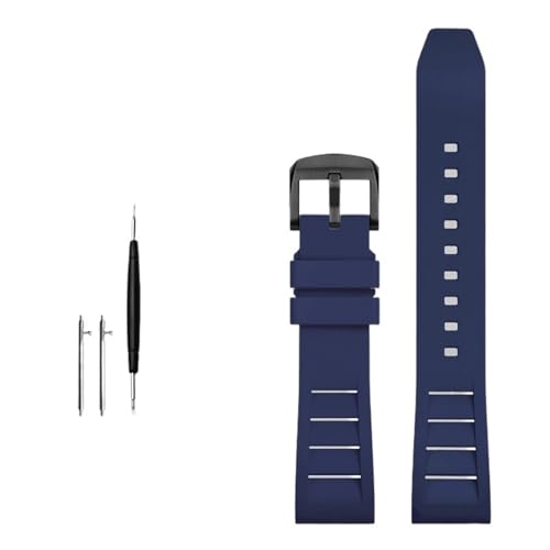 Bracelet de montre en caoutchouc fluoré FKM 20mm premium pour horlogerie