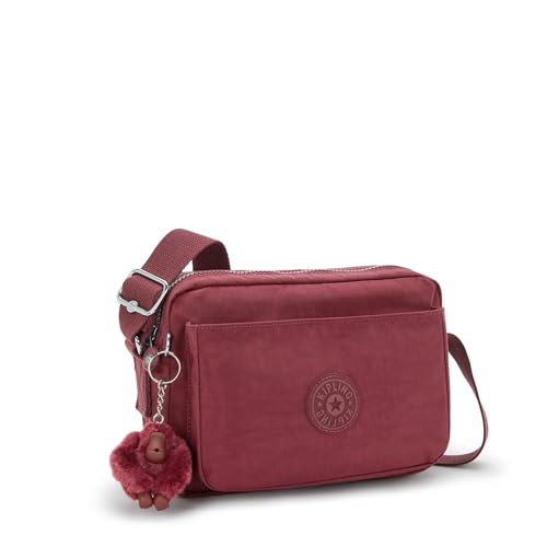 Image of Kipling Women's Abanu Medium Crossbody Bag, Lightweight, Adjustable Nylon Waist Pack with Multi-Compartment Zip Pockets
