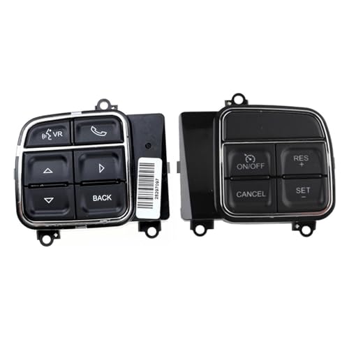 Interrupteur De Régulateur De Vitesse pour Chrysler Town & Country 2012-2016 Volant Noir