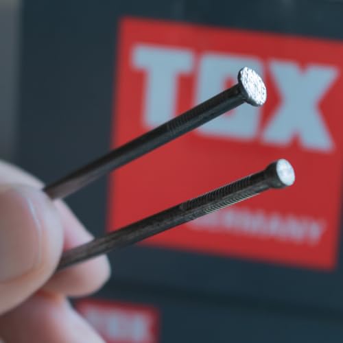TOX Clavos 1.6x30 mm Cabeza Avellanada para Juntas Simples de Madera y Superficies Planas, Acero Natural, 60 piezas en Empaque de Papel Reutilizable miniatura 5