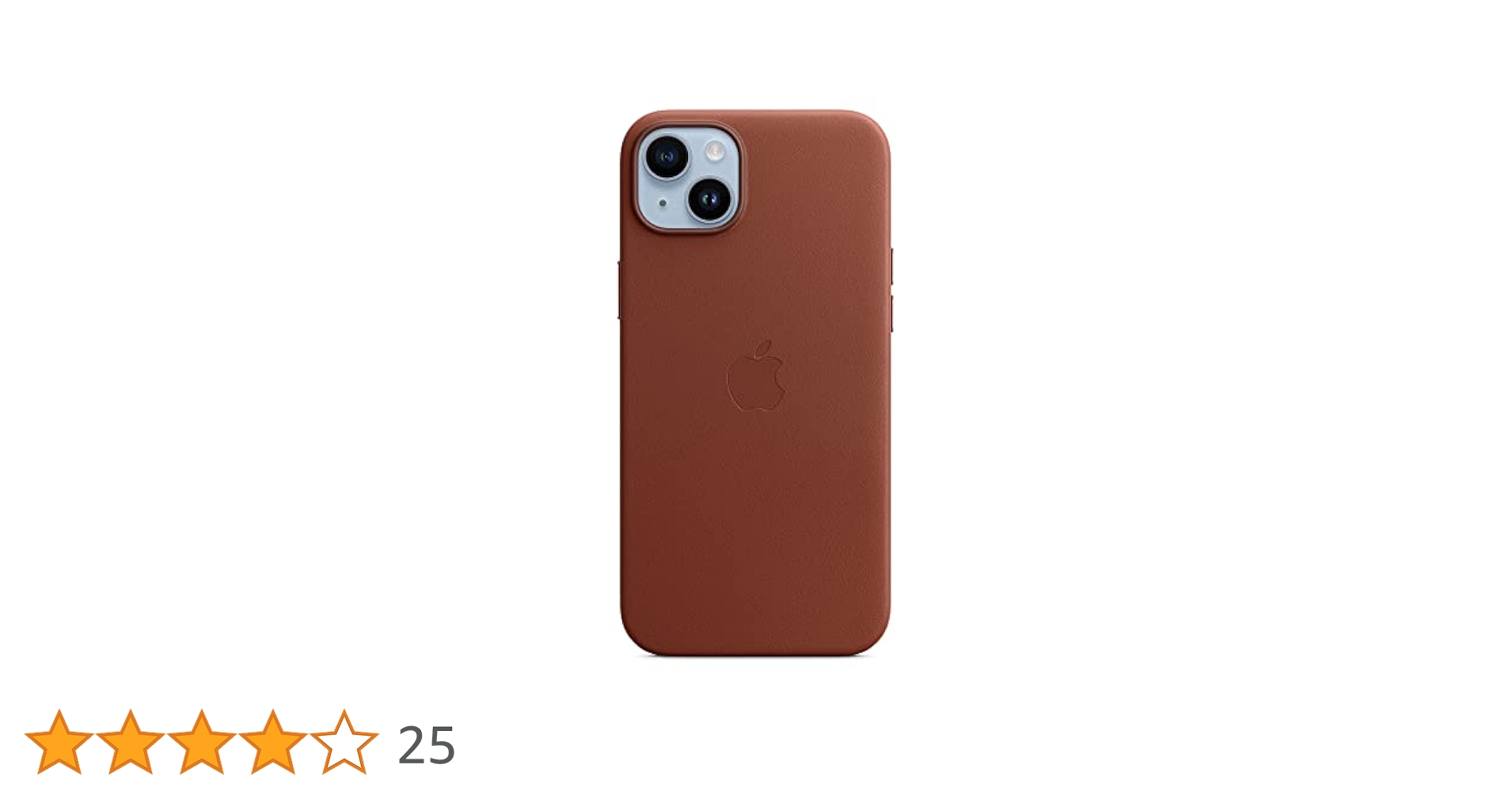 Magsafe対応 iPhone 14 Plus レザーケース アンバー Apple 純正 iPhone 14 Plus レザーケース アンバー ブラウン