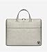 Durable Laptop Shoulder Bag 13 14 Inch Shockproof Protective Briefcase for Men Women Stylish Professional Unisex Design Perfect for Work School Travel Fit Dell HP Huawei Samsung Colour Light Grey