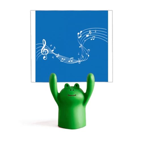 Porte-mémo Grenouille Bleu Dancg 5-le Support Papier Note Accessoire