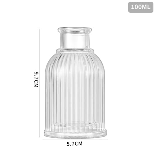 Botella Difusora de Vidrio Transparente 100ml miniatura 2