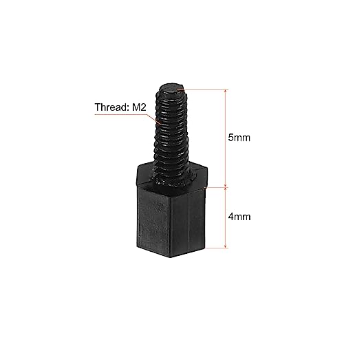 PATIKIL M2 Nylon Hex Standoff Screws Nuts, 1Set/100Pack PCB Male Female Threaded Kit for Motherboards Computer Cases - Image 2