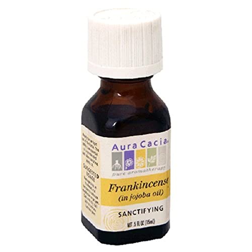Aceite esencial puro Frankincense Aura Cacia 0.5 oz pack x3