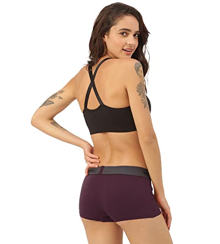 Image of Freecultr Women's Underwear Antibacterial Micromodal Airsoft | Boy Shorts | Ultra-Comfortable Sweat-Wicking & Skin-Friendly Fabric | No Irritation No Itching Stretchable & Breathable
