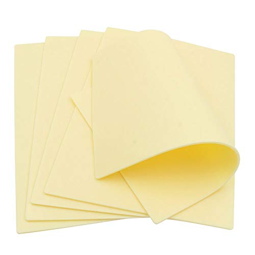 Blank Tattoo Skin Practice - SOTICA 5PCS 8”×12” Double Sides Tattoo Practice Skin Soft Silicone Fake Skin and Microblading Practice skin for Beginners and Experienced Artists Tattoo Supplies (3mm thick)