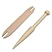 Monrocco 2pcs Natural Wooden Shuttles Weaving Sticks Weaving Accessory Bundle for Knitted Crafts