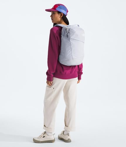 Image of The North Face Women's Isabella 3.0 Backpack - PFAS Free, Mystic Haze Dark Heather /TNF White, One Size