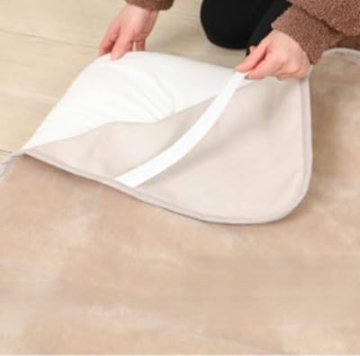 (同色2枚セット)シーツ 敷毛布 かんたんシーツ ミルクティベージュ 綿100% 4隅 ゴム付