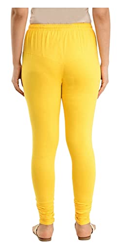 Image of Women's Cotton Chudidar Leggings | Stretchable | High Rise | Full Length | Soft & Comfortable | Ethnic Wear Bottom