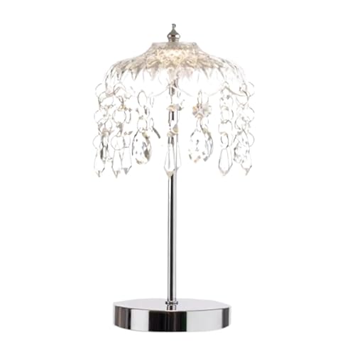 Lampe de bureau led en cristal pour table de chevet et étude