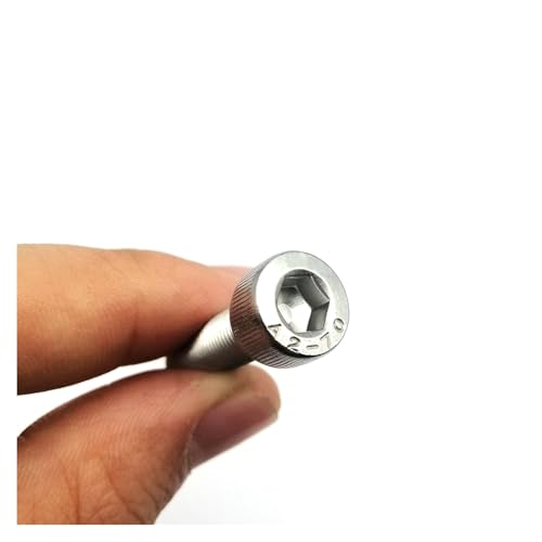 1/5/10 個細目ねじ M3 M4 M5 M6 M8 M10 M12 DIN912 304 A2-70 ステンレス鋼六角六角穴付きキャップヘッドボルトネジ(20mm,1pc M10 pitch 1.25)