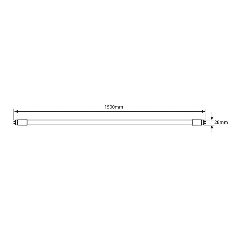 Noxion LED Röhre T8 Avant Extreme (EM/Mains) High Output 13W 2100lm - 840 Kaltweiß | 120cm - Ersatz Für 36W