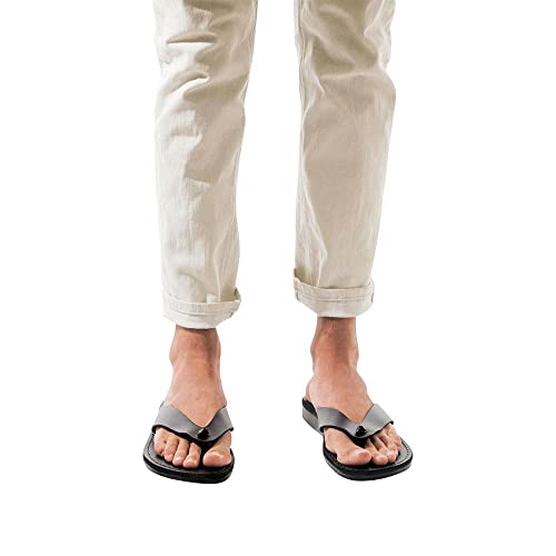 Solomon - Leather Flip Flop Sandal - Mens Sandals4