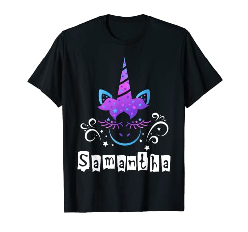Samantha Lovely Spirit Animal T con disegno di nome personalizzato carino Maglietta