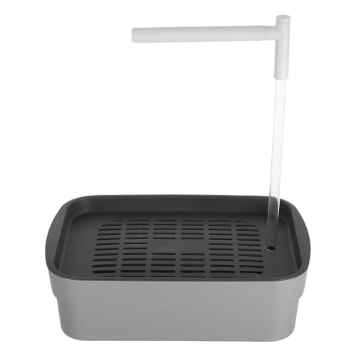 Totority Parrot Bathtub Shower Automatic Bird Bath Tub Water Mixer Bird Tub for Parakeets Cockatiels Cage Accessory Parakeet Bath