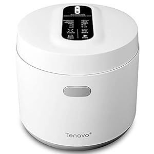 Small Rice Cooker 3 Cups Uncooked,1.6L Rice Cooker Small, Mini Rice Cooker for 2-4 People, Travel Rice Cooker, Multi-cooker for Brown Rice, White Rice, Quinoa, Steel Cut Oats, and Grains, Black