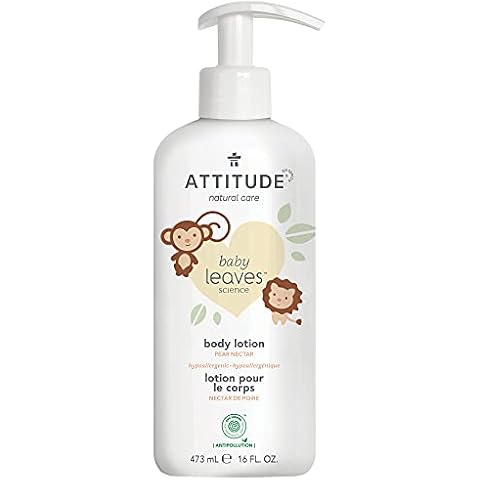 ATTITUDE Body Lotion, Plant and Mineral-Based Ingredients, Vegan Beauty and Personal Care Products, Pear Nectar, 473 mL Cover