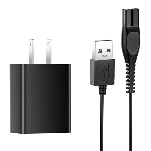 5V Charger for Philips Norelco Shaver 2400 3900 MG3919 Compatible with Phillips Norelco Wet & Dry Series 2000 5000 7000 3000 USB Charging Cable