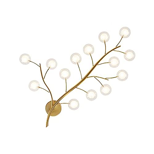 Applique murale de luxe golden 90x63cm pour salon et chevet chic