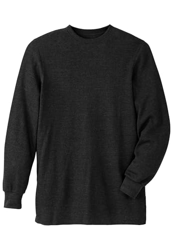 KingSize Men's Big & Tall Heavyweight Thermal Underwear Crewneck Tee