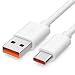 Produktbild Ladekabel kompatibel mit Original Xiaomi 45010000154S für Xiaomi Mi 11 Lite 5G NE, Mi 11 Ultra, Mi 11i 5G, Mi 11T, Mi Mix Fold, Poco F3 GT, Poco X3 GT 1,0m Datenkabel 120W Weiß TypC Hypercharge