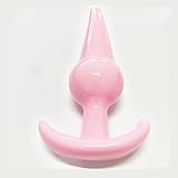 アナルプラグ 肛門拡張 完全防水 シリコーン素材 アナル調教 肛門栓 Gスポット刺激 肛門プラグ 前立腺シリコン製 男女兼用 初心者向き 男女兼用 大人のおもちゃ (ピンク)